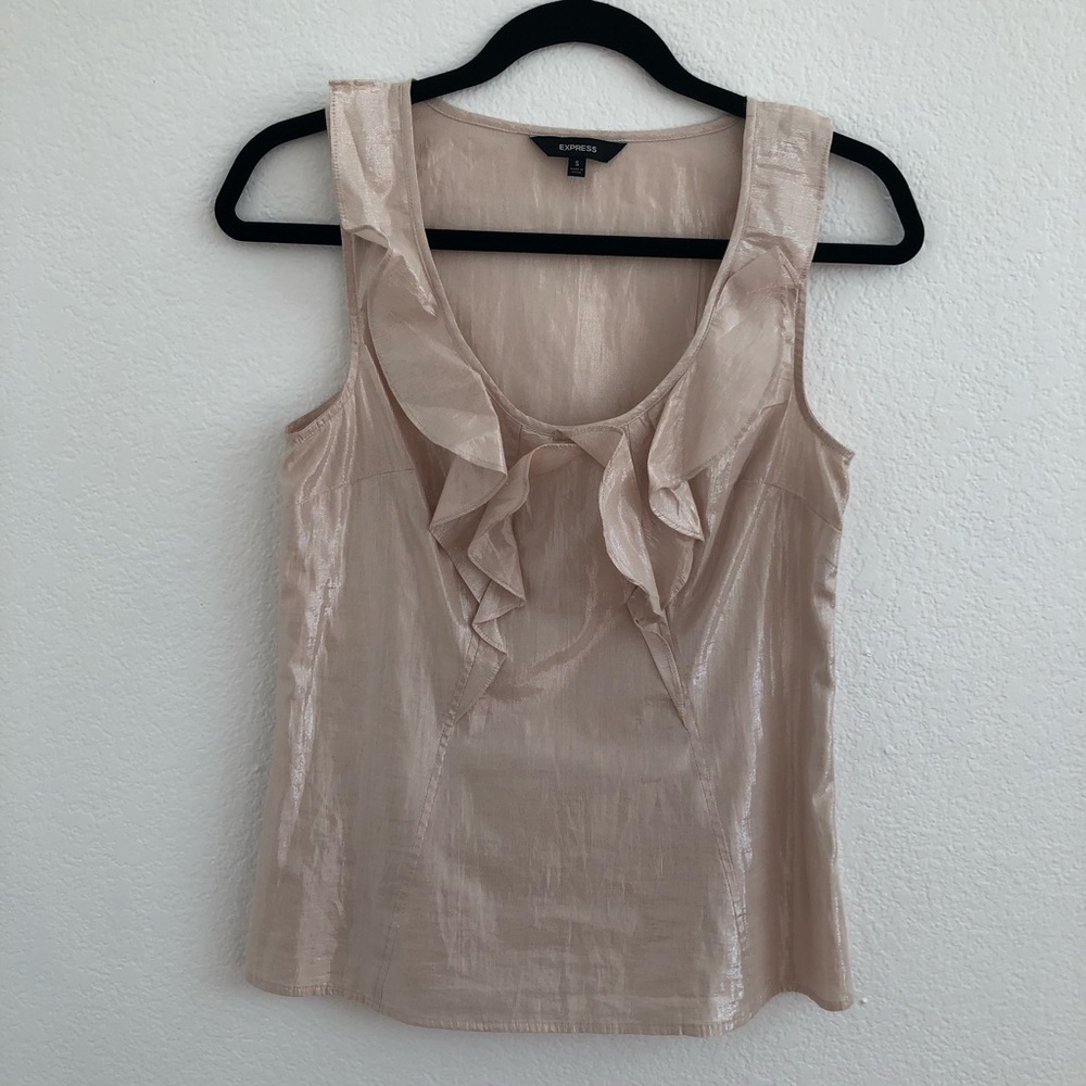Express Ruffle Blouse Tank